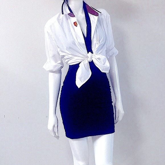 Vintage Dresses & Skirts - ♥️Sexy 90’s Style Black Halter Mini Dress Outfit